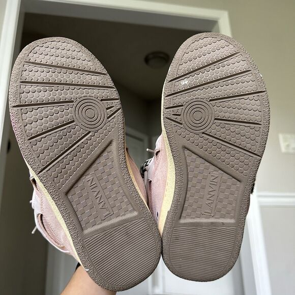 Lanvin Curb Gallery Department Paint Sneakers Pink Multi 29962969 Size 39 - Picture 8 of 16